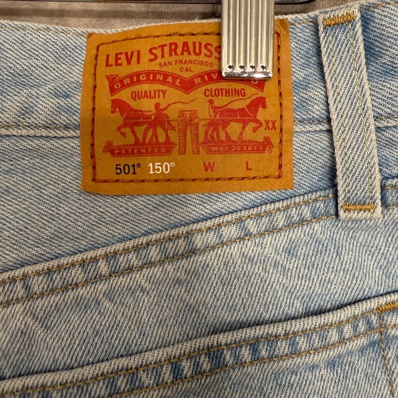 Levi's 501 150th Anniversary Jeans Women's 27 High Rise Button Fly 100% Cotton - Picture 4 of 13